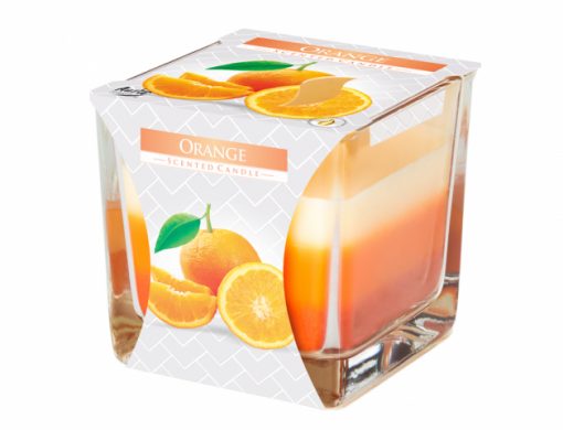 Sviečka sklo Dúha Pomaranč 170g