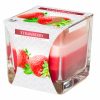 Sviečka sklo Dúha Jahoda 170g