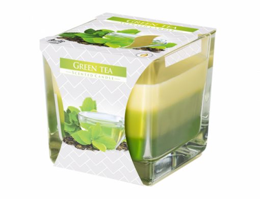 Sviečka sklo Dúha Zelený čaj 170g