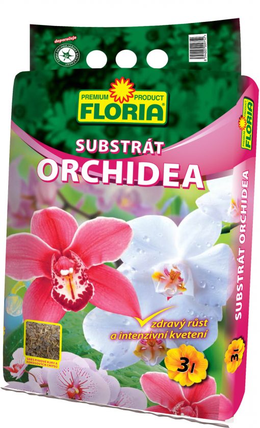 Floria kôrový substrát na orchidey 3l