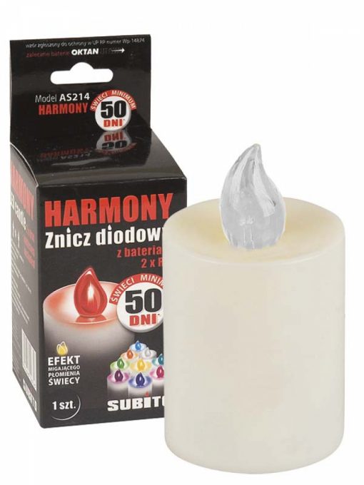 LED sviečka na batérie 50dní Harmony