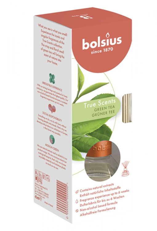 Bolsius difuzér 45ml Green tea-zelený čaj