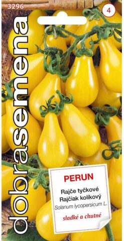 Rajčiak kolíkový Perun, žlté hruškyDS