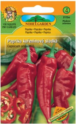 Paprika Hodonínska, sladká, koreninová vzpriamená