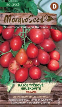 Rajčiak kolíkový Radana, červené hrušky
