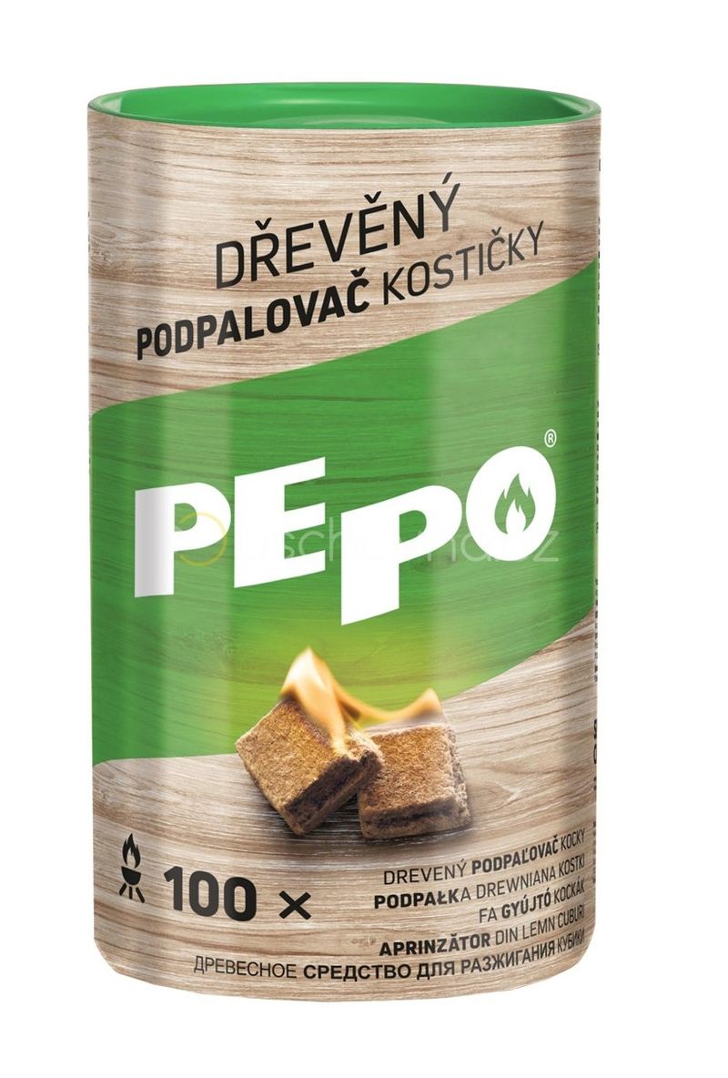 Pe-po Drevený podpaľovač 100ks