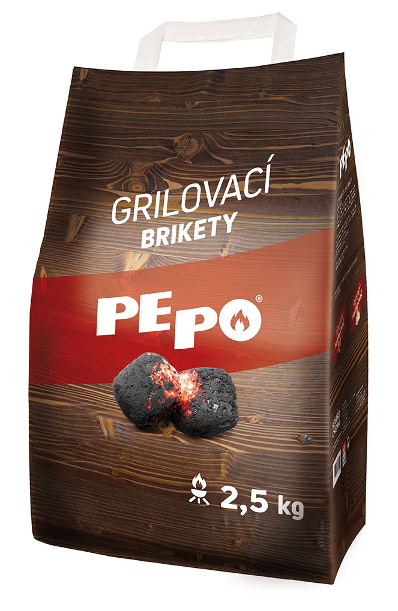 Grilovacie brikety 2,5kg Pe-po