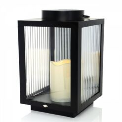 Solárny LED lampáš, hranol
